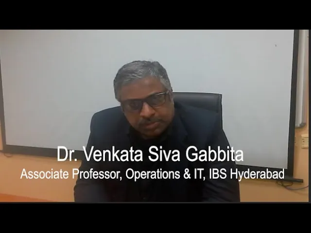 Venkata Siva Gabbita on teaching Operations Management with Cases